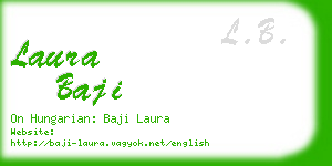 laura baji business card